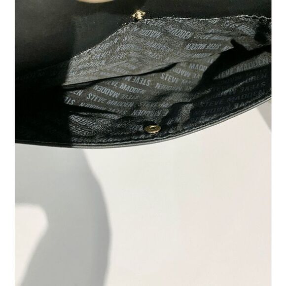 Steve Madden Women's Wrist Strap Clutch Bag Black, Pink and Tan - Picture 8 of 13